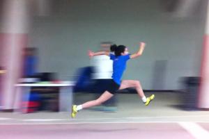 Letizia Panagini nel salto triplo a Torino